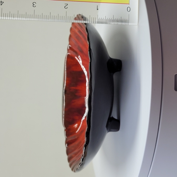 Vintage Evangeline Canada Pottery 958 Footed Shell Nut Dish - Picture 3 of 3